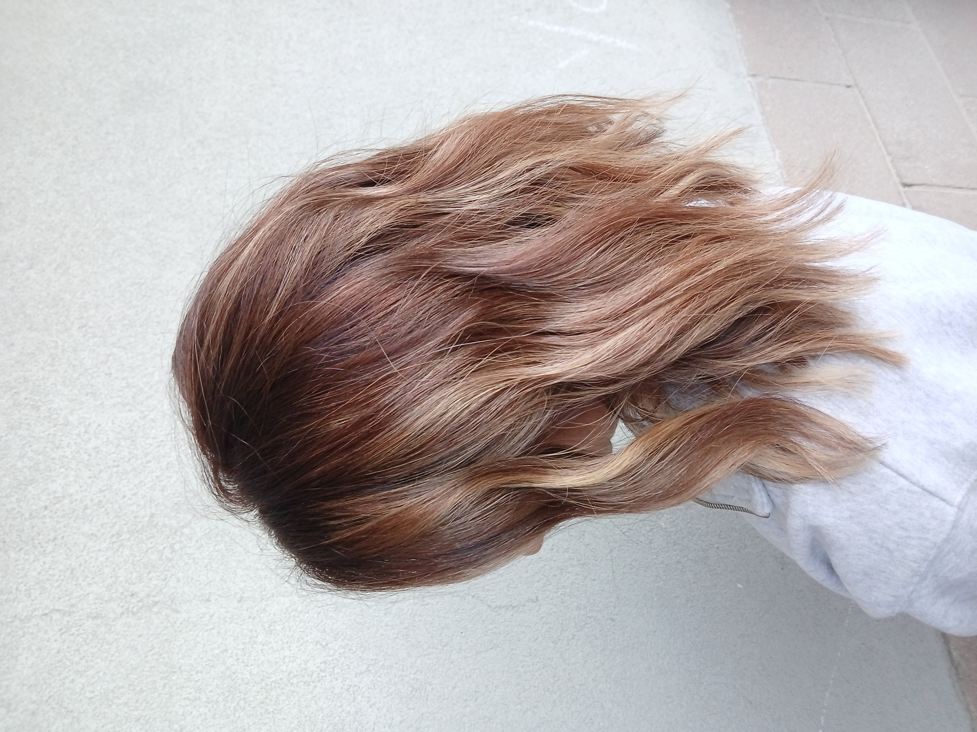 Brunette curls with styling and volume